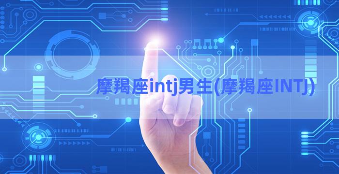 摩羯座intj男生(摩羯座INTJ)