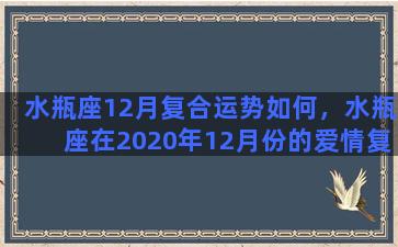 水瓶座12月复合运势如何，水瓶座在2020年12月份的爱情复合运势占卜